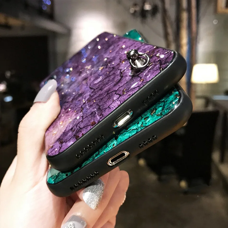 Чехол для телефона iphone XS Max чехол 7 Plus 8 силиконовая крышка-держатель XR X 10 6 S блеск |