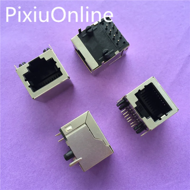 10 шт./лот YT2018 Сетевой интерфейс RJ45 гнездо без лампы 8P8C Кабельный разъем 18*13 мм