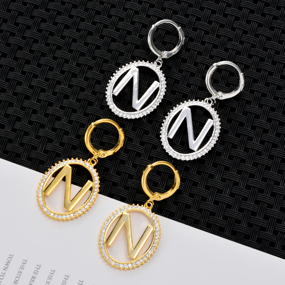 Это известные бренды ААА Циркон N ушные капли подходит для женщины/женские