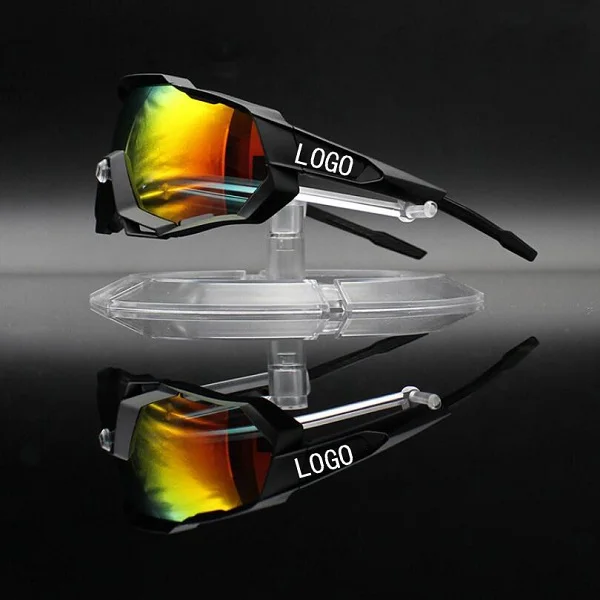 4 lens polarized Велоспорт очки 3 поляризованные линзы дорожный велосипед MTB велосипеда для Для мужчин Для женщин UV400 спорта на открытом воздухе для верховой езды беговые очки - Цвет: 4 lens polarized