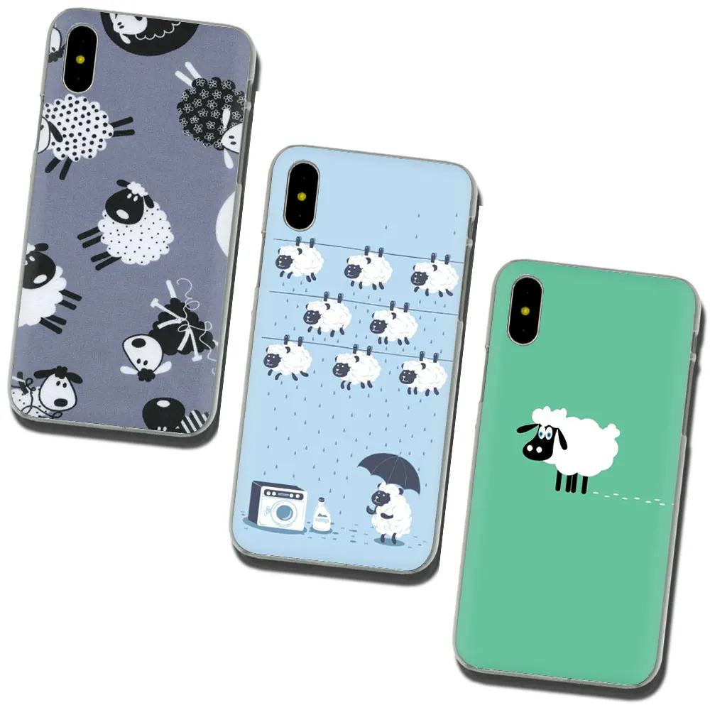 Овечья баранина мультфильм жесткий чехол для телефона для iPhone 11 Pro XR XS Max X 8 7 6 6S Plus