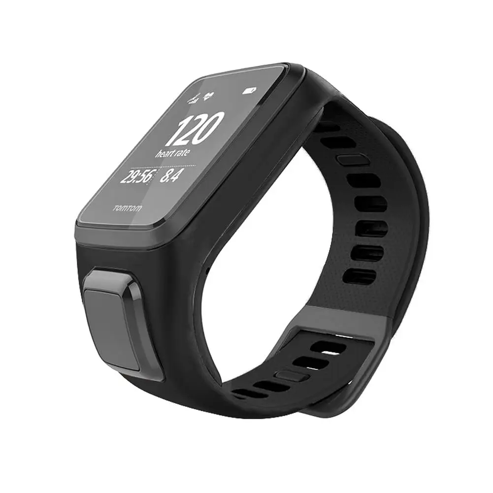 Силиконовый сменный ремешок для наручных часов Ремешок для TomTom 2 3 серии Runner 2 3 Spark серии gps спортивные умные часы аксессуары
