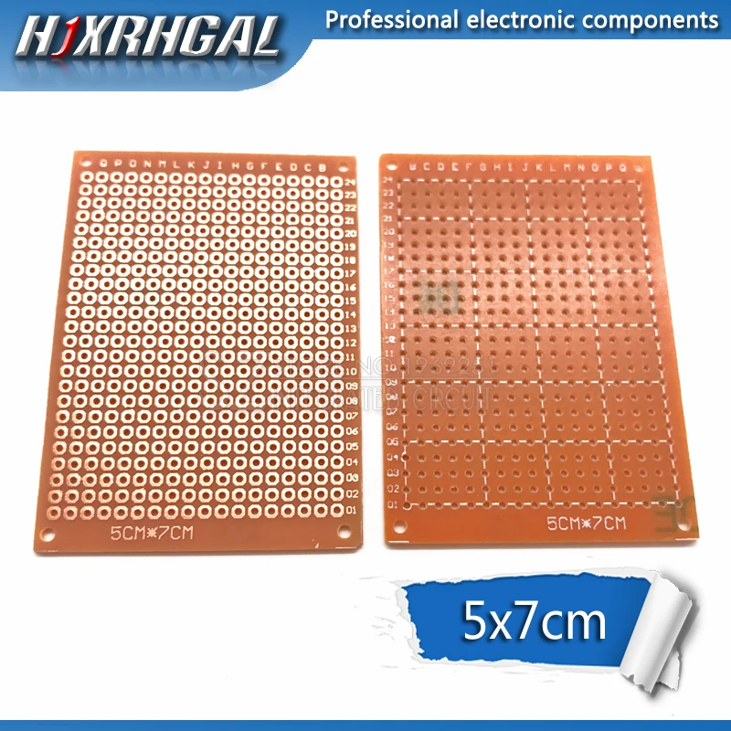 5Pcs 5x7cm 5*7 new Prototype Paper Copper PCB Universal Experiment Matrix Circuit Board hjxrhgal |