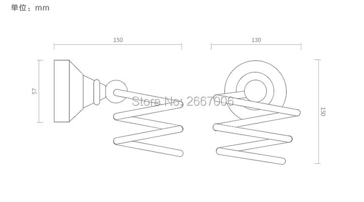 Бесплатная доставка домашний держатель для фена ZR2502 настенная полка из латуни