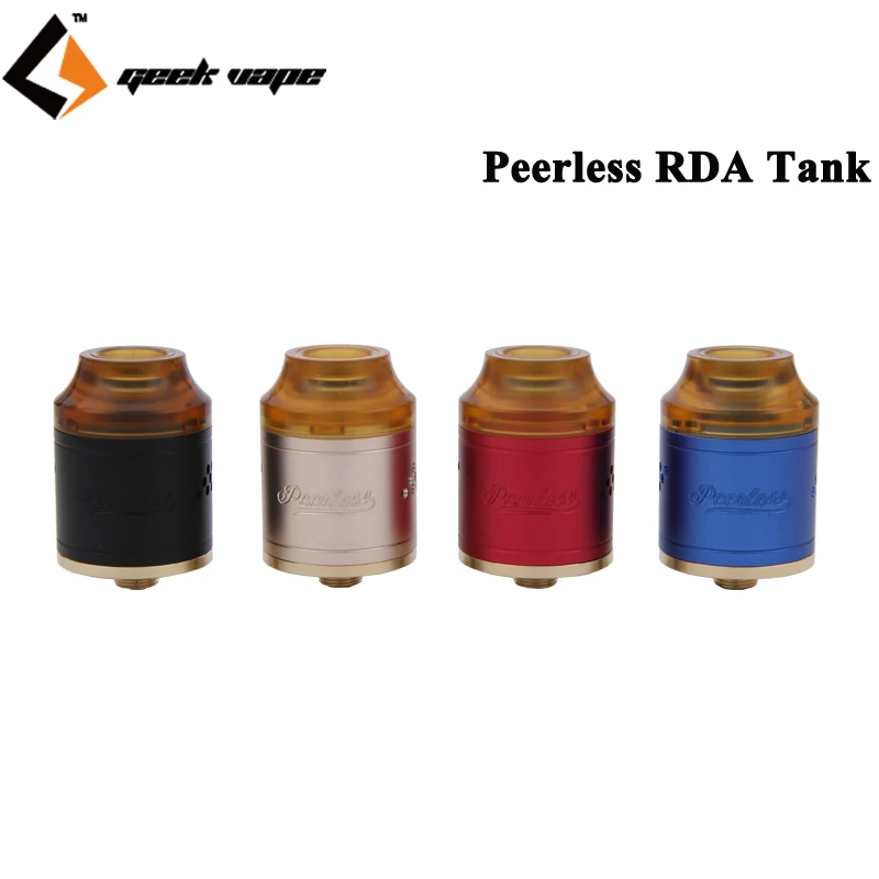 Оригинальный geekvape peerless RDA танк Поддержка один и двойной катушки с 9 отверстиями