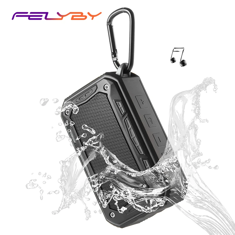 FELYBY IPX67 водонепроницаемый портативный fm динамик bluetooth колонка для улицы семейный