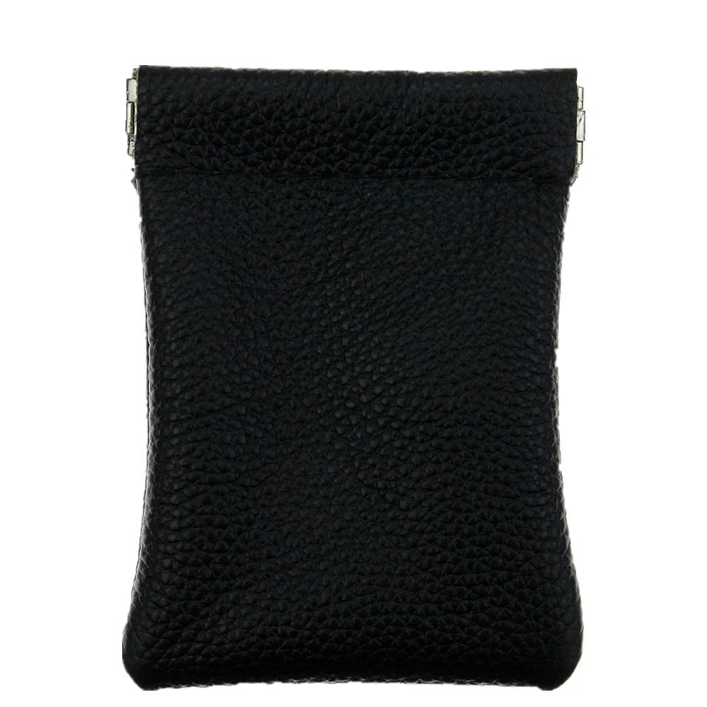 Cowhide Genuine Leather Coin Purse Women Men Small Keychain Key Ring Wallet Money Change Bag Business Credit Card Holder Pouch | Багаж и
