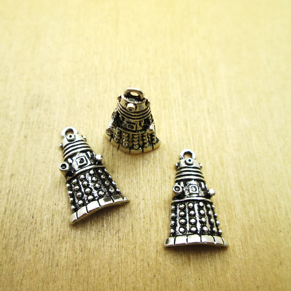 15 шт. 13*21 мм octor Who charm робот инопланетянин злодей с одной стороны подвески сделай