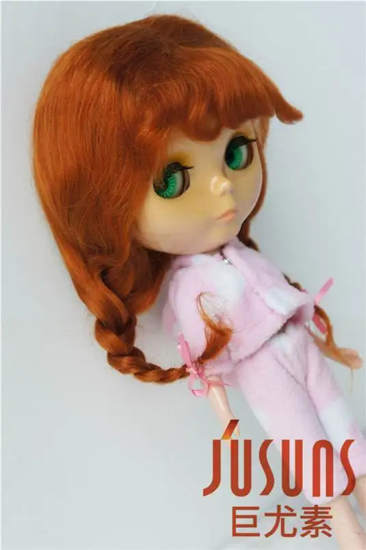 JD2031 Длинные Ангольские мохер милые Анна косы BJD кукольные парики Размер 10-11 дюймов кукольные аксессуары