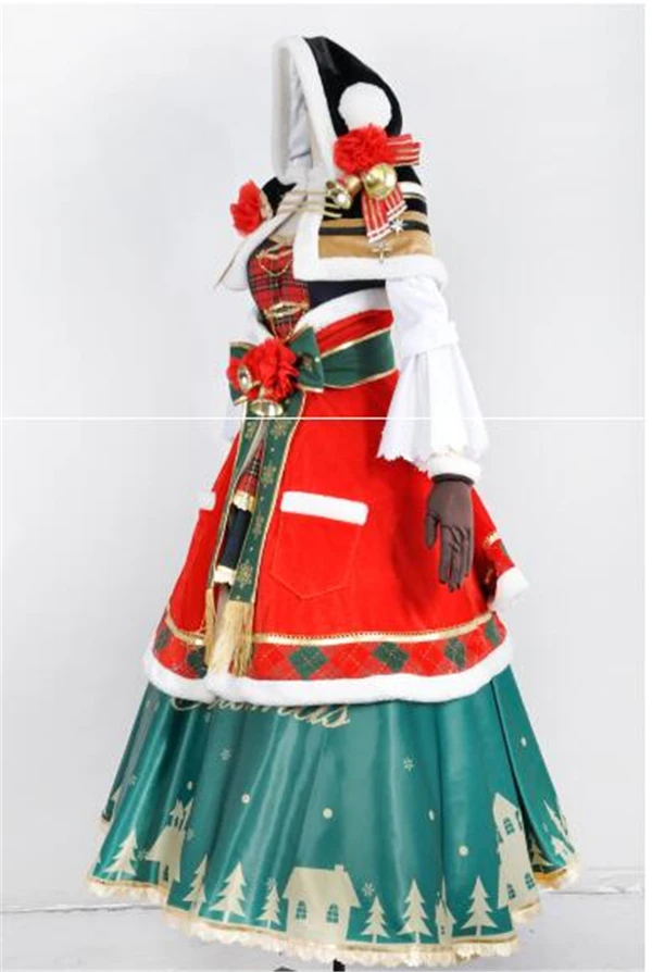 Аниме одежда 2019 миномы Кодори Love Live рождественское платье для косплея накидка