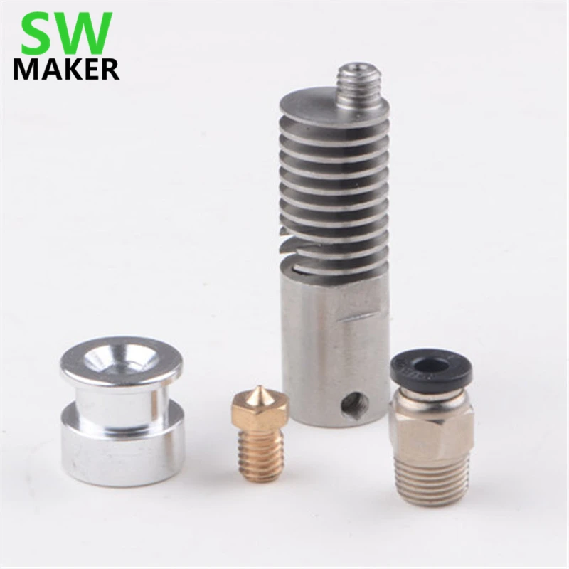 Полностью металлический hotend SEEJIE для 3D принтера Reprap Pico kit B3 Hot End 1 7 мм direct/bowden |