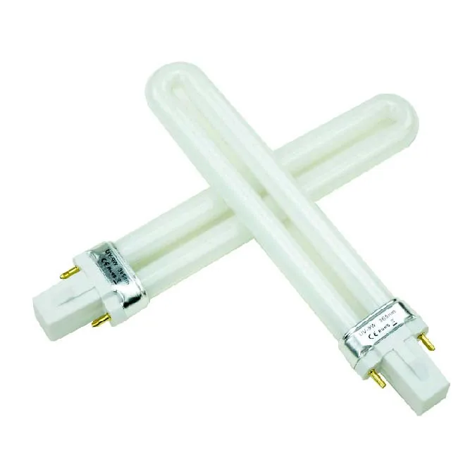 9W NAIL CURING 9 Вт УФ гель восстанавливающая Сушилка для ногтей лампа лампочка(u-образная) x 2 шт., 365mn УФ свет трубки установлен с УФ лампа для сушки - Мощность в ваттах: 9W NAIL CURING