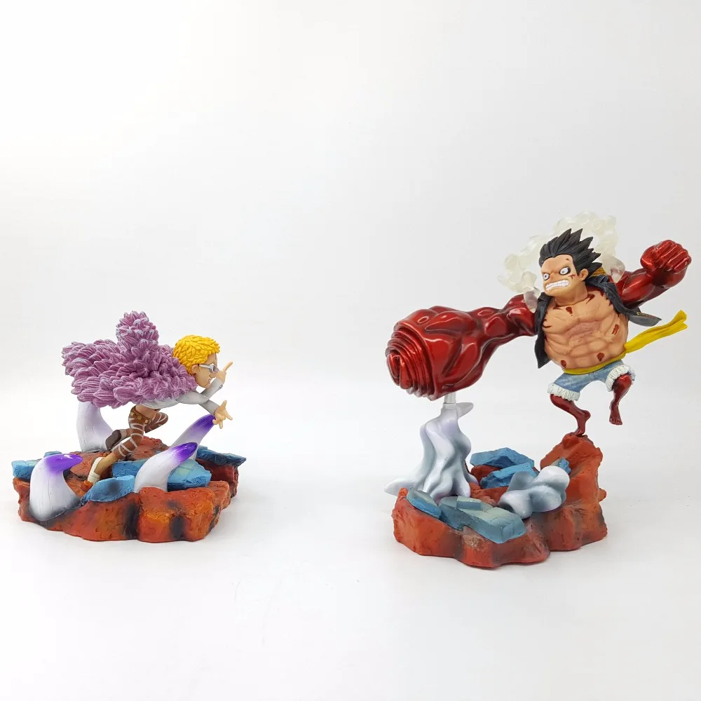 One Piece Luffy Gear 4 VS Doflamingo ПВХ фигурка 170 мм Аниме Zoro Sanji модель игрушки | Игрушки и хобби