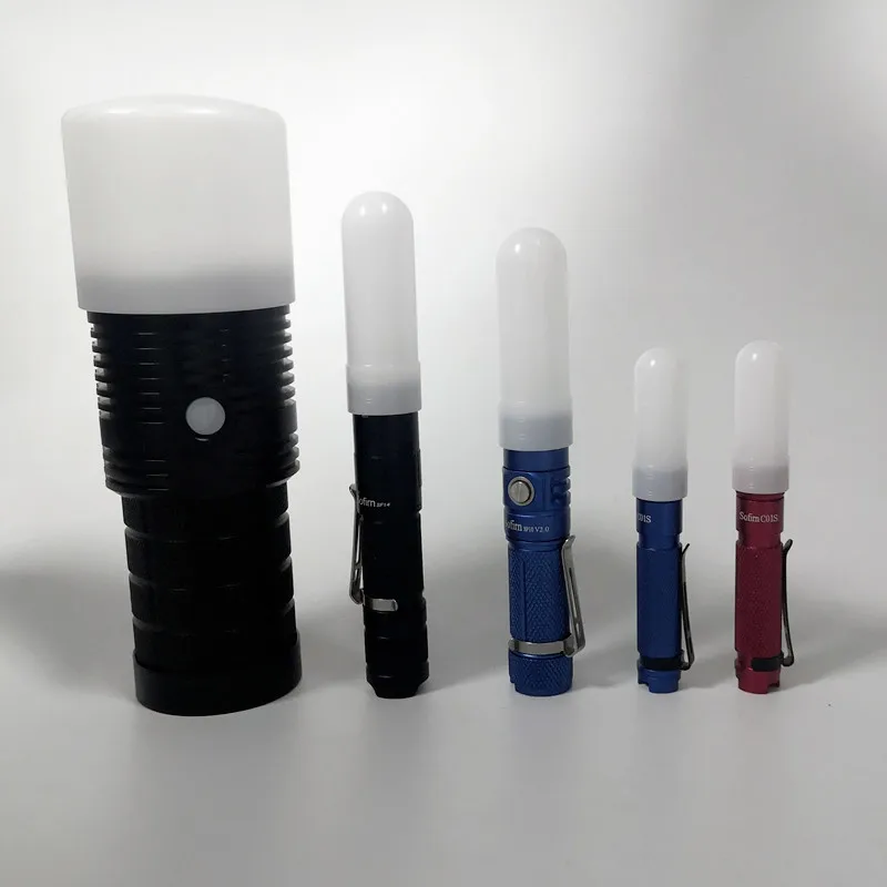 2 шт./лот Sofirn диффузор для C01S SP10S Q8 SP32A SP31V2 SP32V2 SC31PRO FC11 SP36 Pro SP36S SP36BLF светодиодные