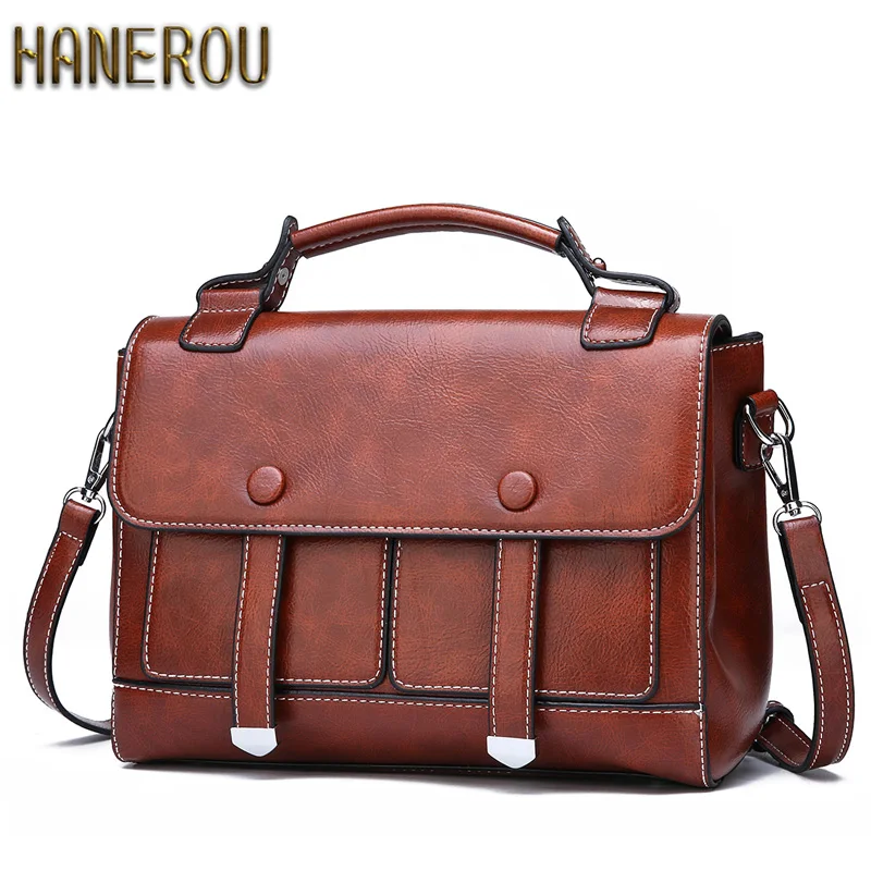 Women Brand Handbags 2019 Bags Designer Fashion PU Leather Shoulder Bag Big ladies Hand Vintage Tote Sac | Багаж и сумки