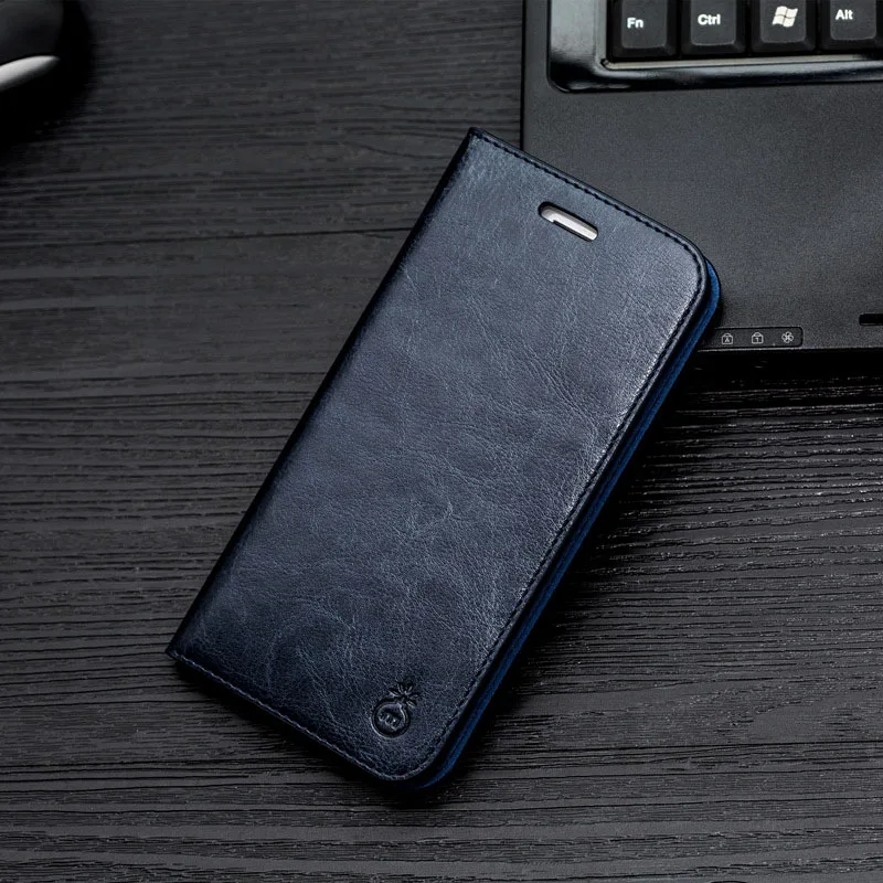 BLUE Роскошный кожаный чехол для samsung Galaxy S9 Plus S8 S10 NOTE 9 чехол для телефона для iPhone X XS XR 11 чехол для iPhone 7 8 - Цвет: BLUE