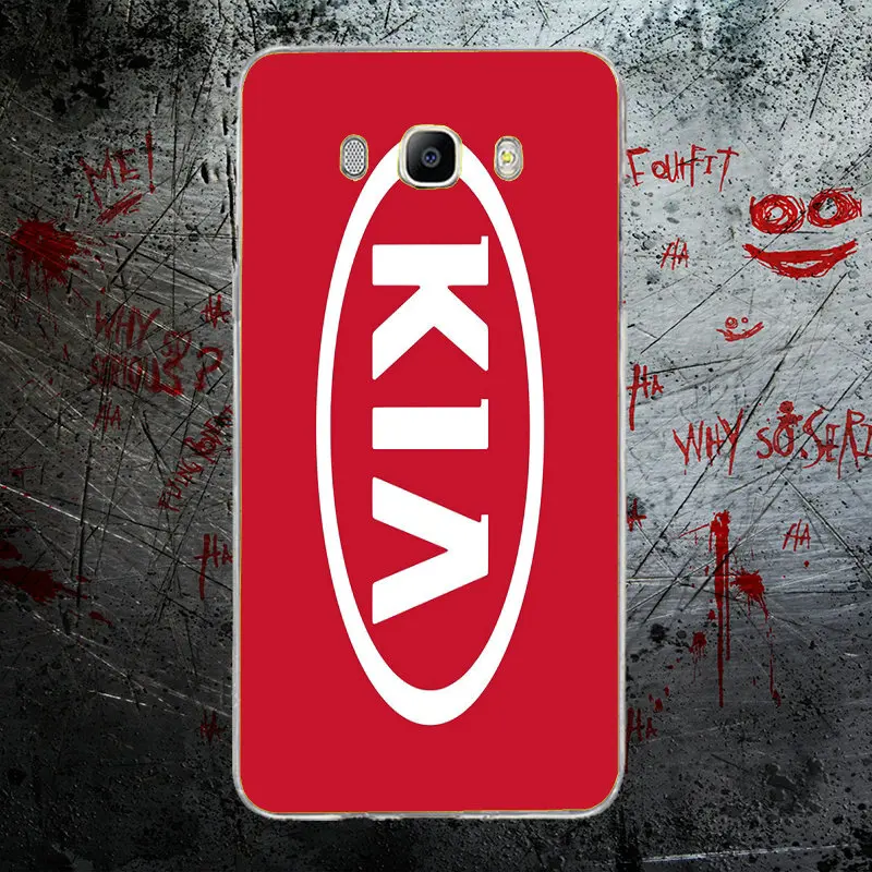 Модный логотип Kia корейские марки автомобилей, выпущенные для Coque samsung Galaxy J1 J2 J3 J5 J7 A3 A5 A7 Чехол Мягкий ТПУ силиконовый чехол для телефона