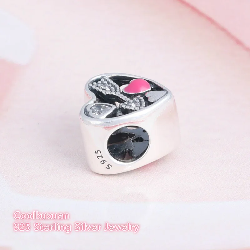 Подарок на день Святого Валентина 925 пробы серебро любовь очарование подарочный