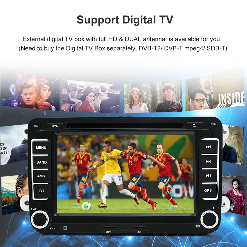 Junsun " 2 din android-автомобильный DVD Радио для VW/Golf/Passat/поло/Tiguan /Skoda/Fabia/Rapid/Seat/Леон gps 3g Wi-Fi Авторадио
