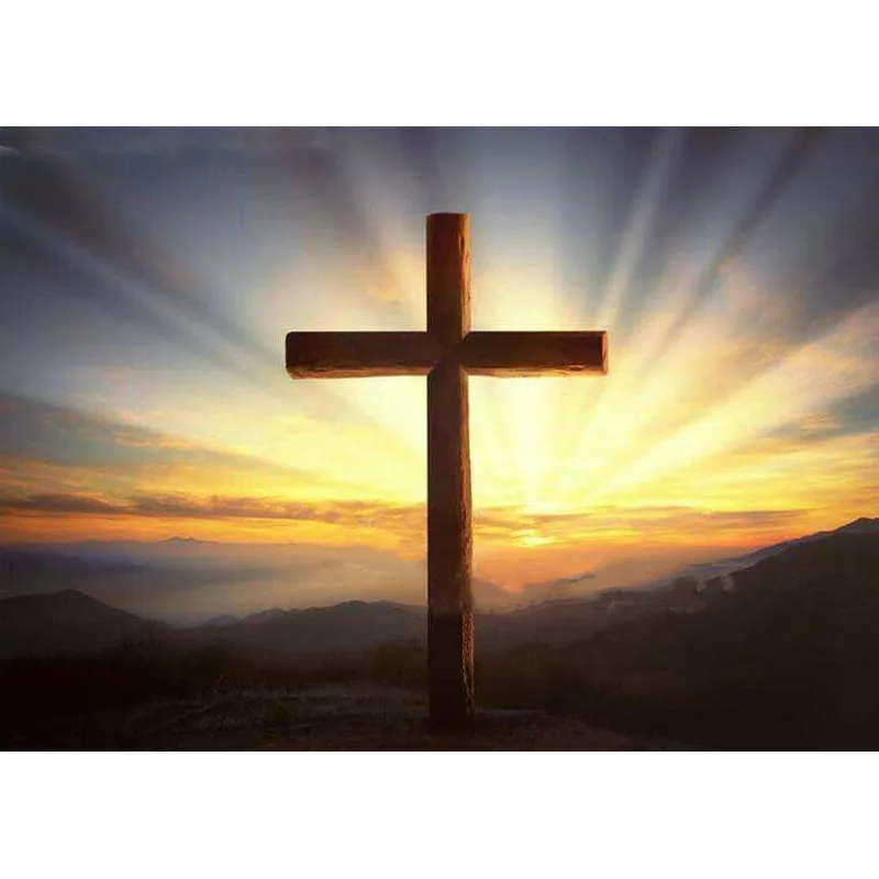 

Home Decal Diamond Painting Cross Jesus Religious 5D DIY Diamond Embroidery Cross Stitch Full Square Drills Home Decoration
