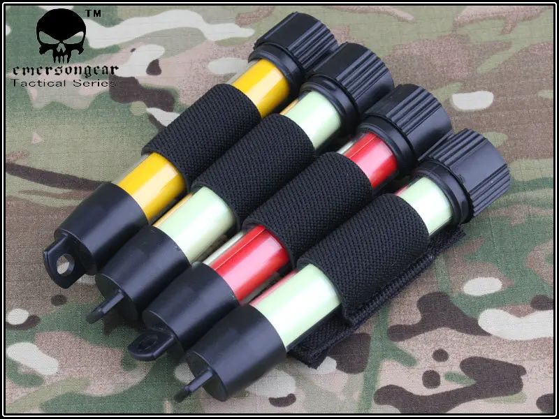 EmersonGear тактическая электронная нейлоновая светящаяся палочка, сумка B Mole, военная сумка, Мультикам, черная EM6061