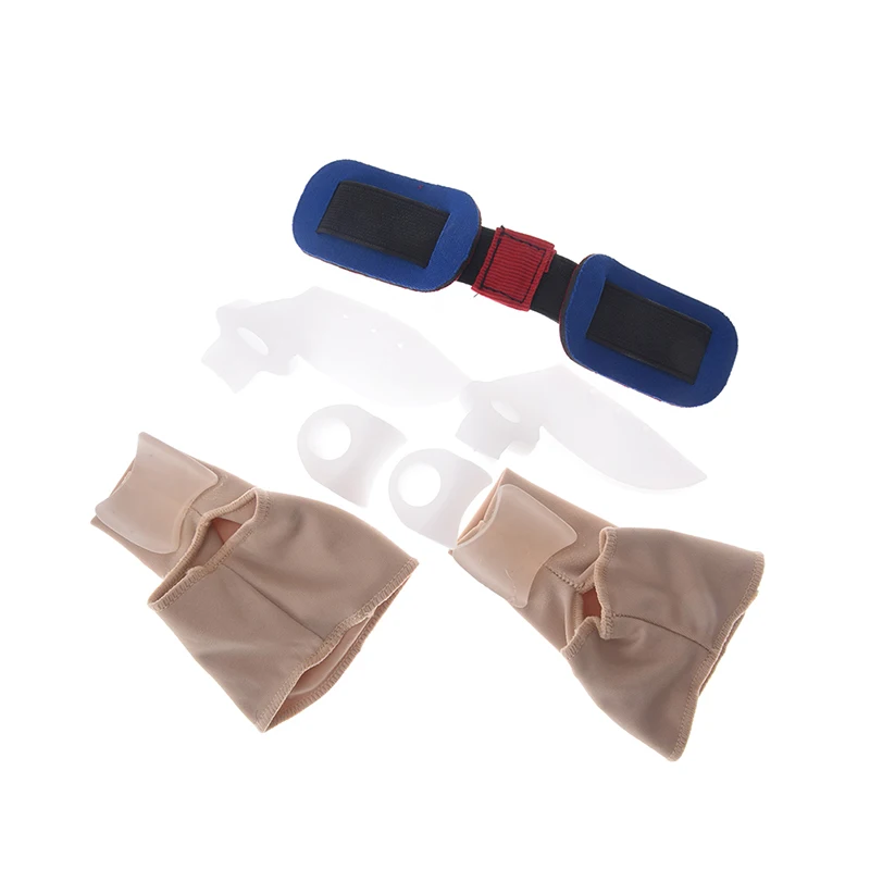 

7Pcs/lot Gel Foot Toe Separator Hallux Valgus Correction Set Adjuster Pain Relief Straighten Bent Toes Foot Care Tool