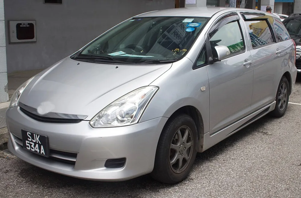 Крышка зеркала заднего вида для Toyota wish 2003 2004 2005 2006 2007 в новом стиле из 2 предметов ABS хромированные дверные Зеркало заднего вида с Le бы