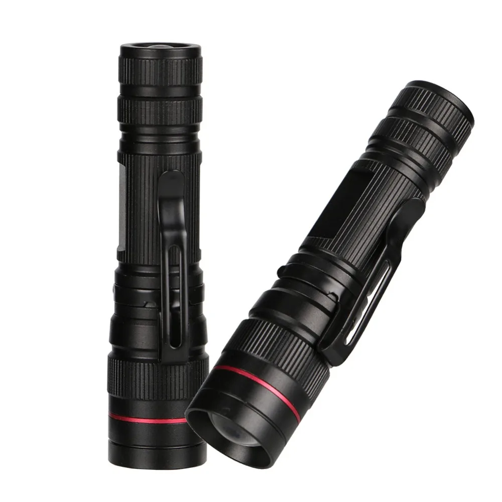 Портативный мини-светильник Q5 1200LM Zoomable светодиодный светильник Фонарь карманный светильник водонепроницаемый фонарь мощный светодиодный фонарь для охоты