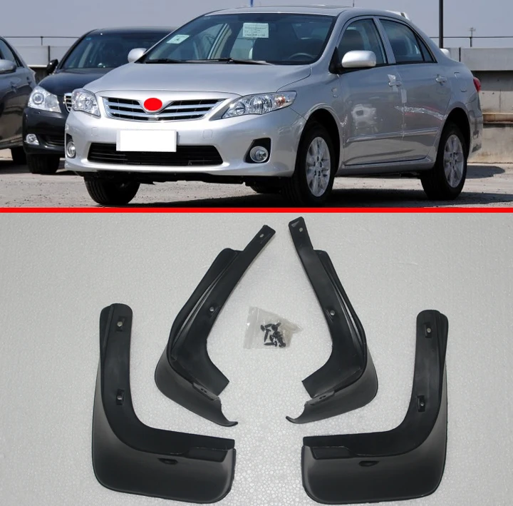Брызговики для Toyota Corolla Altis E140 2008 2009 2010 20112013|Грязезащита| |