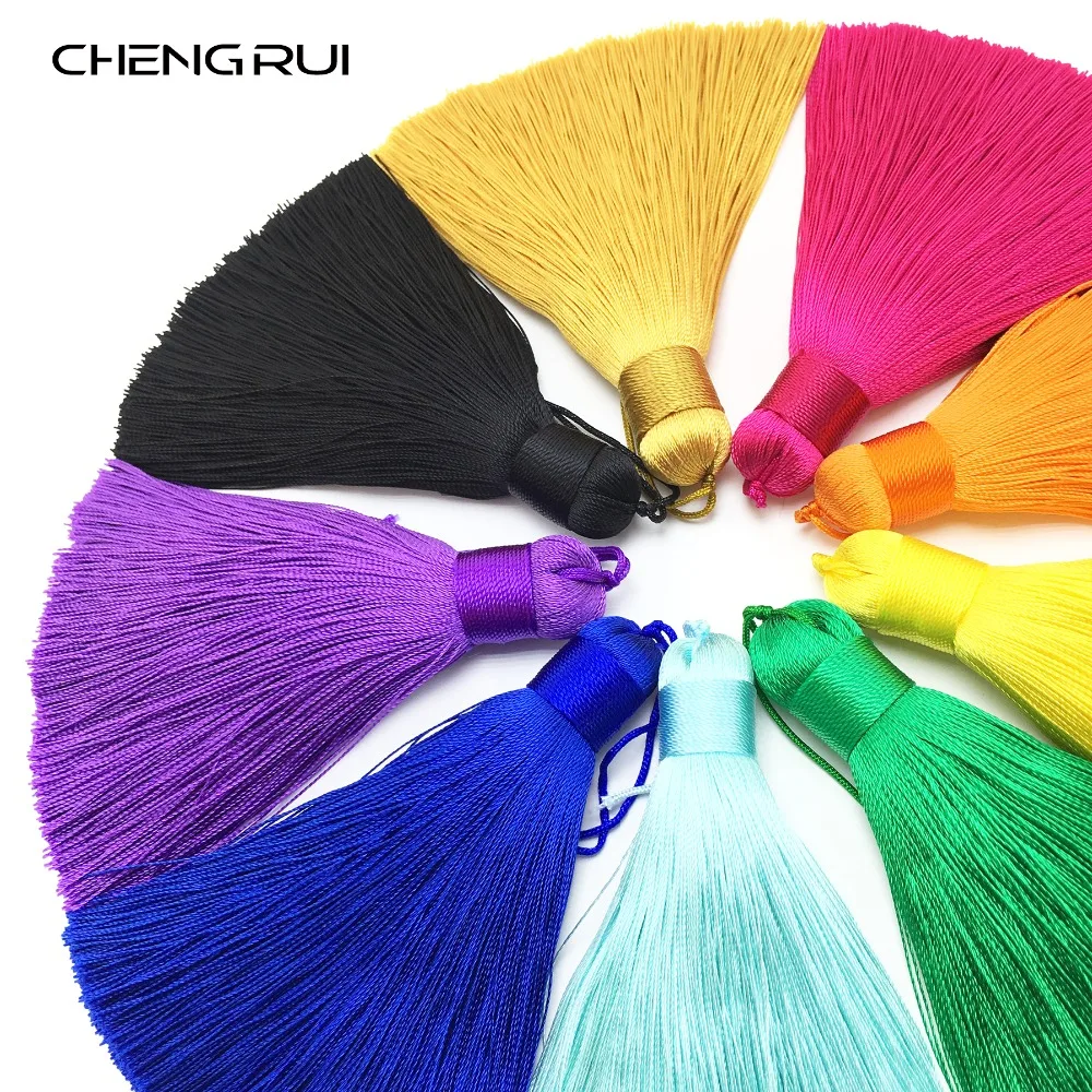 CHENGRUI L148 8 5 см кисточка шелковая бахрома крафт кисточки для занавесок ювелирных