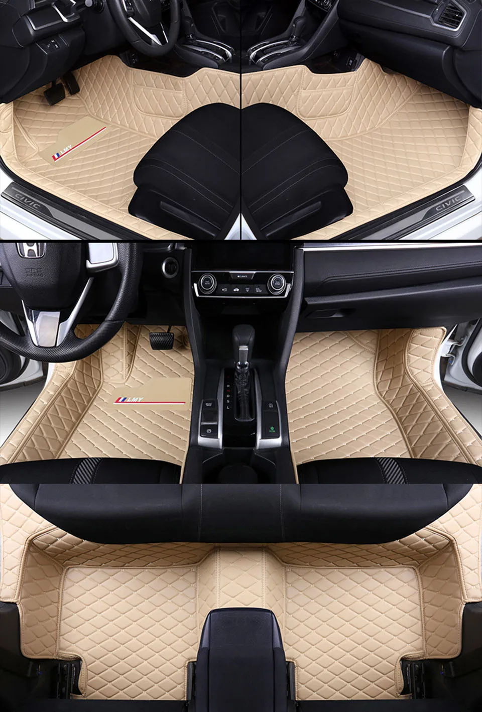 Автомобильный коврик для renault logan megane 2 captur kadjar fluence laguna 2 scenic аксессуары ковры