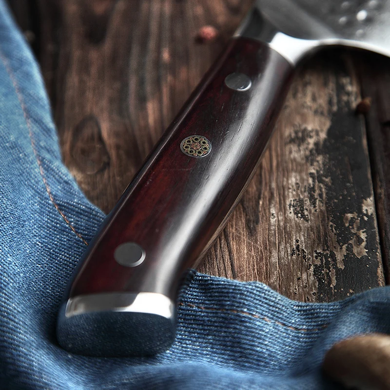 HEZHEN 7 ''нож Santoku 67 слоев Дамасская сталь инструменты для приготовления пищи
