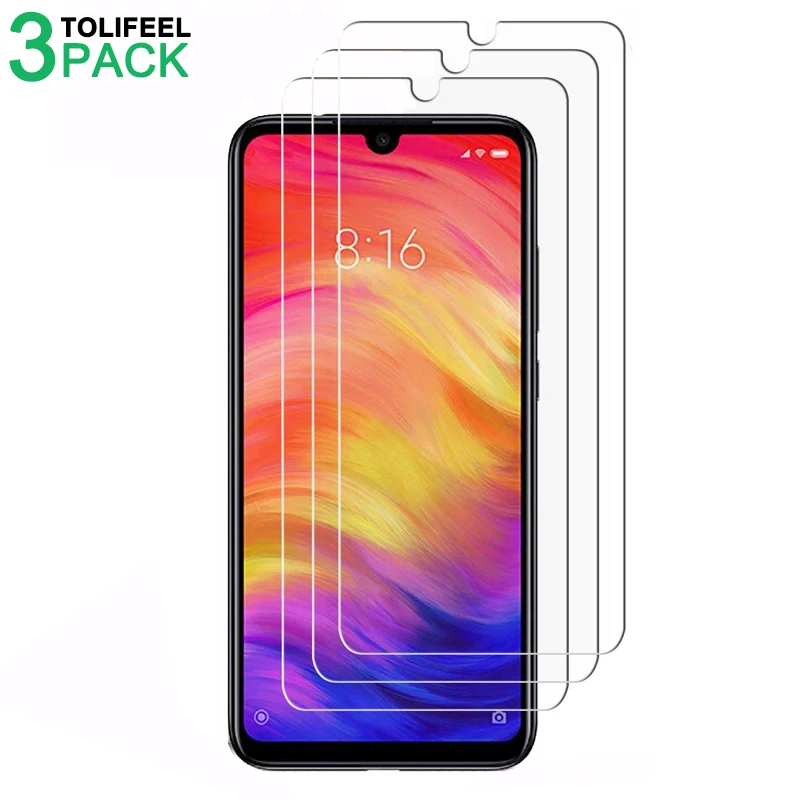 3 шт закаленное стекло для Xiaomi Redmi Note 7 протектор экрана 2.5D 9 H Защитная пленка для Redmi Note 7 на стекле