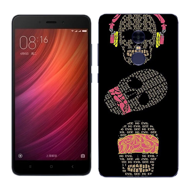 Чехол для Xiaomi Redmi Note 4 Note4 силиконовый чехол с рисунком Scape задняя крышка телефона