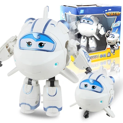 Big!!!15cm ABS Super Wings Deformation Airplane Robot Action Figures Wing Transformation toys for children gift Brinquedos | Игрушки и