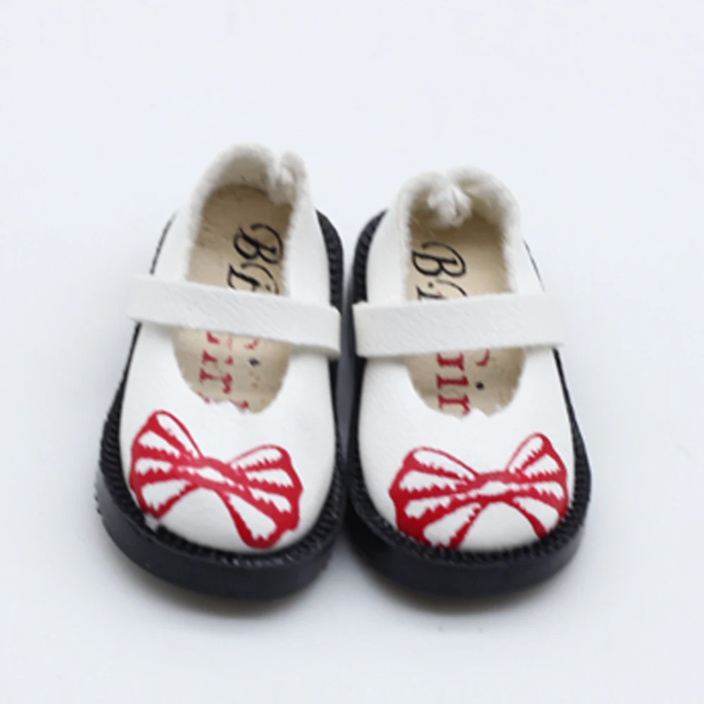 3 2 см 1/8 обувь с бантом принтом для кукол BJD Blyth Pullip Licca Lati 1/6|for bjd|shoes for blythe1/6 shoes |