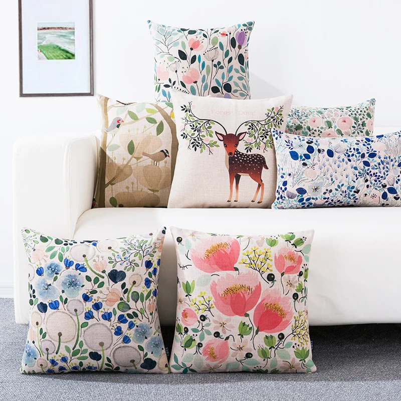 Домашнее декоративное белье Наволочка для подушки Юго-Восточная Азия цветные