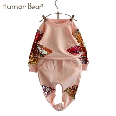 Humor Bear/платье для девочек; Новая летняя сетчатая Одежда для девочек; розовое праздничное платье принцессы; Детская летняя одежда; платье для маленьких девочек