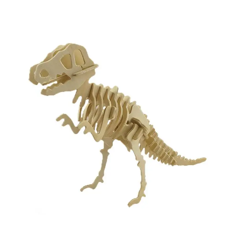 Дерева небольшой Styracosaurus рогатый динозавр 3d пазлы головоломки DIY имитационная