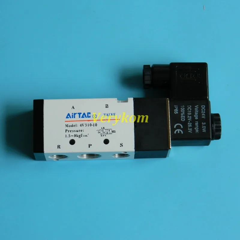 Электромагнитные клапаны клапан управления воздушным газом 3/8 дюйма BSP 2 Позиции 5