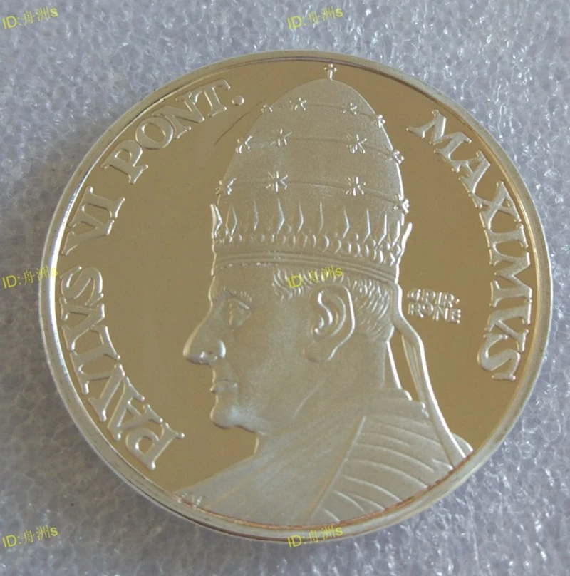 Серебряные медали Ватиканского Папы Павла VI памятная монета сувенир