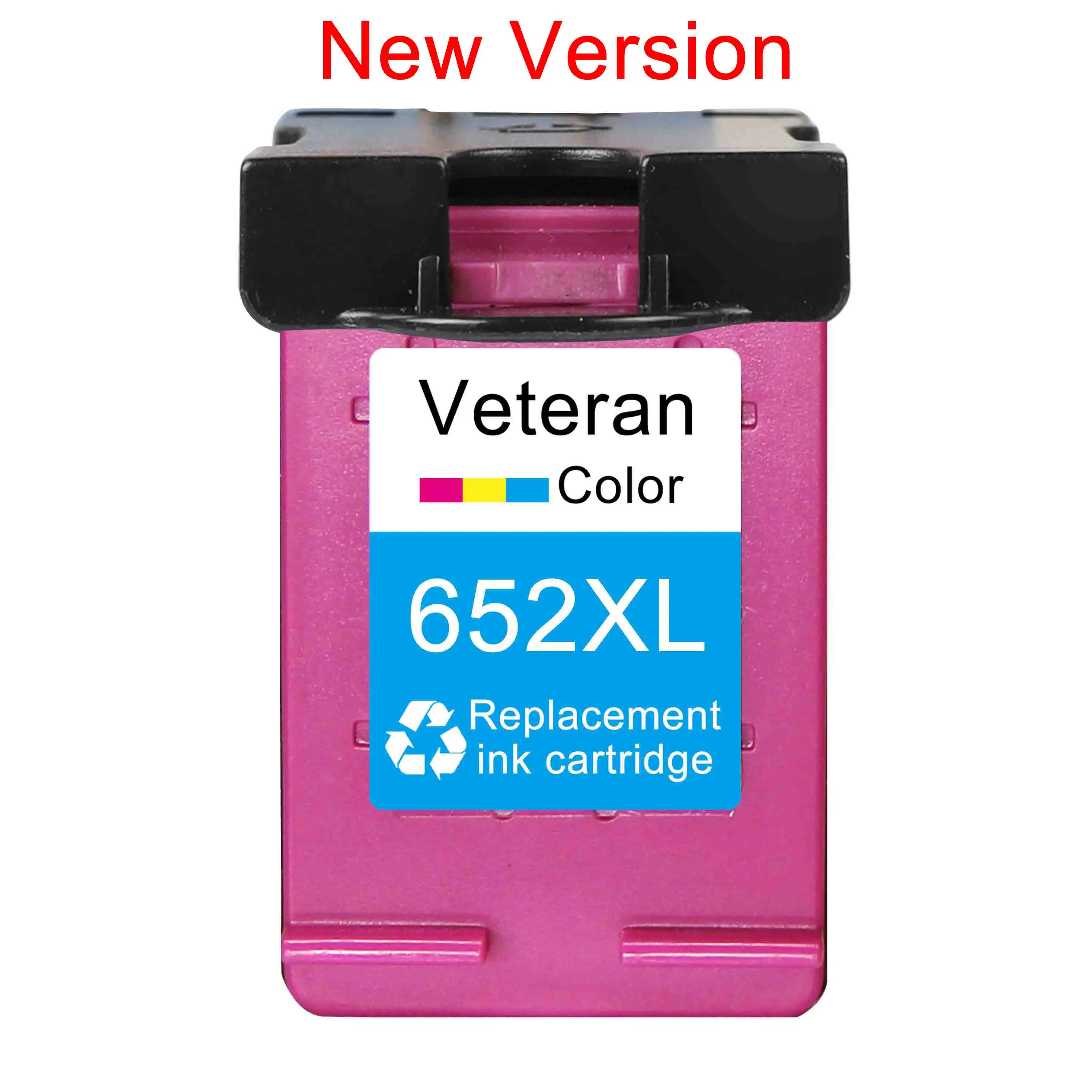 652XL CO New version Ветеран 652XL Заправляемый картридж с чернилами Замена для hp 652 hp652 xl Новинка для hp Deskjet 3635 2675 2676 2677 2678 5075 5076 5078 - Цвет: 652XL CO New version