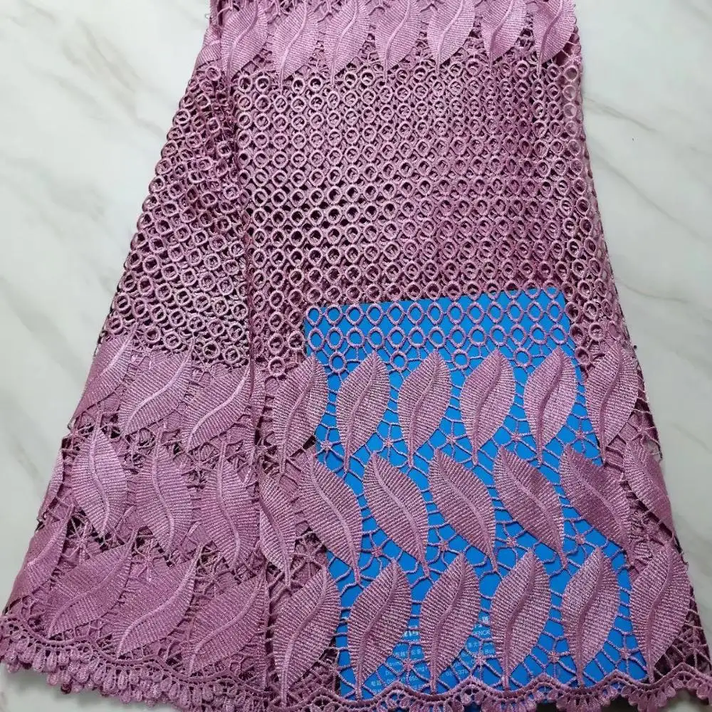 

Madison New Arrival Fancy Women Fabric Lace African Guipure Fabrics Sample Lace Cord Lace Fabric For Nigerian Wedding