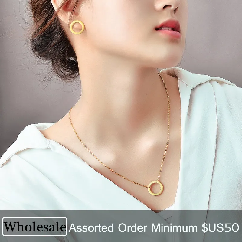 BAOYAN, ювелирный набор из нержавеющей стали Acero Inoxidable joyeria Mujer Дубай, золотой свадебный набор украшений для женщин