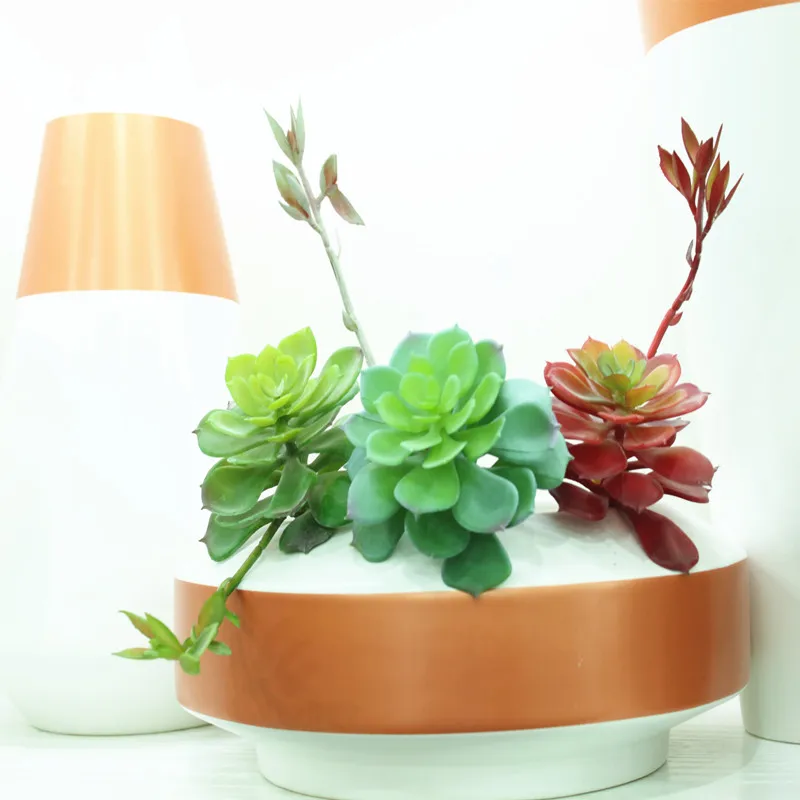 

Wholesales 100Pcs Century Desert Plant Agave Artificial Succulent Plant Plastic Flower Decoration Wall Background - INDIGO