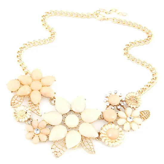 Многослойное богемное ожерелье с подвеской в виде цветка, винтажное ожерелье короткая цепочка с подвеской - Окраска металла: style06