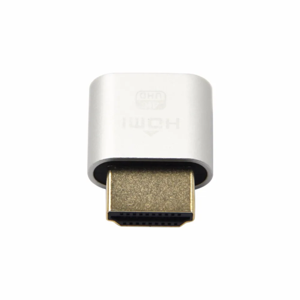 Новый 1 шт. VGA виртуальный дисплей адаптер HDMI 4 DDC EDID пустышка разъем эмулятор