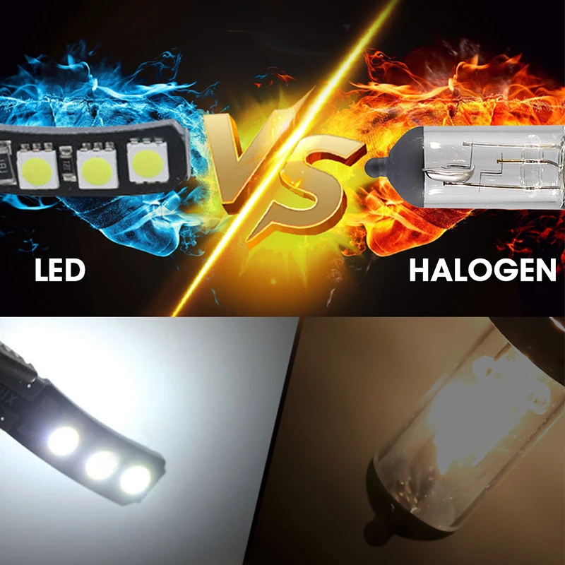 Hlxg 4 шт. Led T10 W5W Автомобильные лампы освещение указатель поворота лампа для чтения