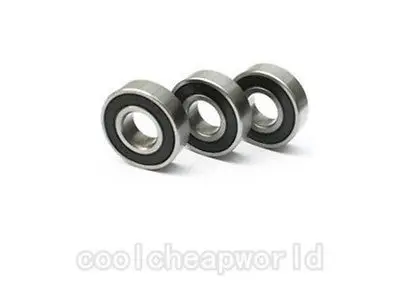 10pcs 6803-2RS RS 17x26x5mm Rubber Sealed Thin-Section Deep Groove Ball Bearing