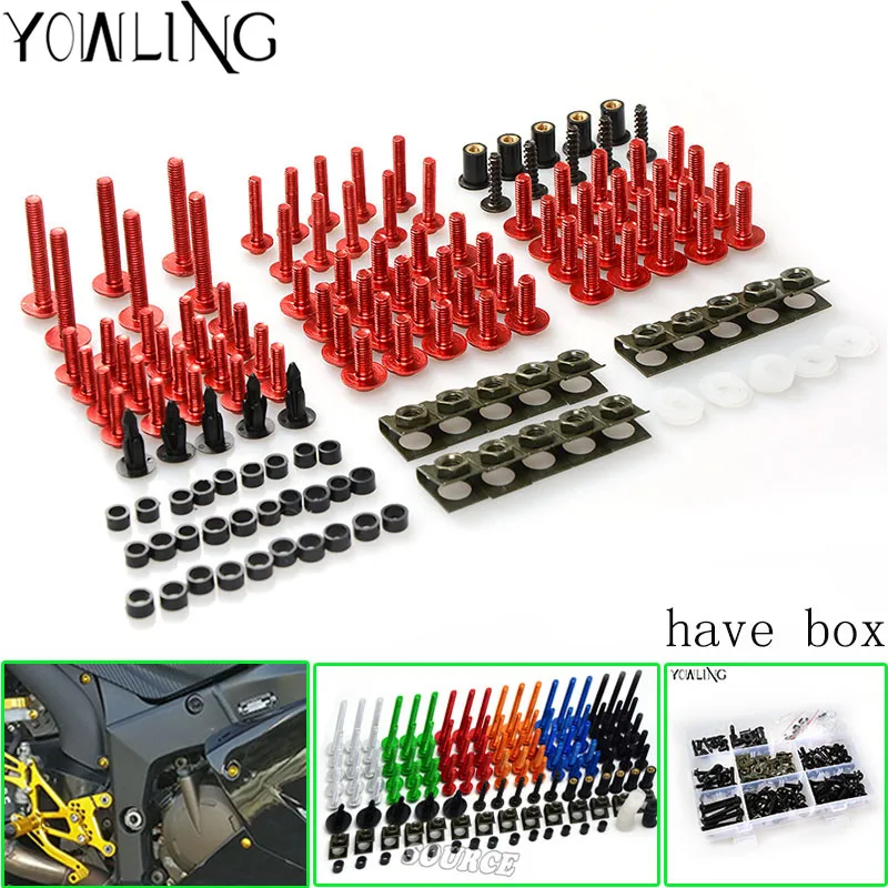 

Motorcycle Scooters Fairing Body Work Bolts Nuts Spire Speed Fastener Clips Screw for ducati Monster S4R 2006 2003 749 749 R 999